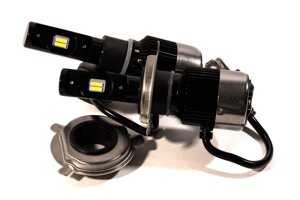 Комплект LED ламп HeadLight FocusV H4 (P43t) 40W 12V з активним охолодженням