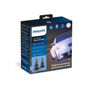 Комплект світлодіодних ламп PHILIPS H8/H11/H16 11366U90CWX2 LED Fog Ultinon Pro9000 +250% 12/24V