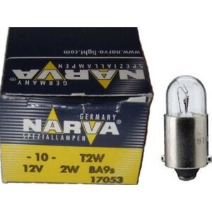 Вказівна лампа розжарювання NARVA 17053 12V 2W BA9s