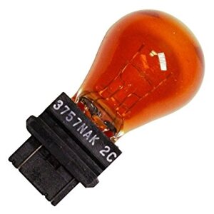 Вказівна лампа розжарювання OSRAM 3757AK P27/7W 12V W2,5x16q Amber 10X5