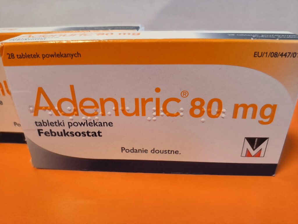 Adenuric (Люксембург) 80mg Аденурик Аденурік 28 таблеток від компанії Фірма - фото 1