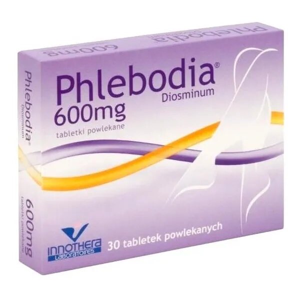 Флебодія Флебодия флебодиа 600 мг 30 таблеток від компанії Фірма - фото 1