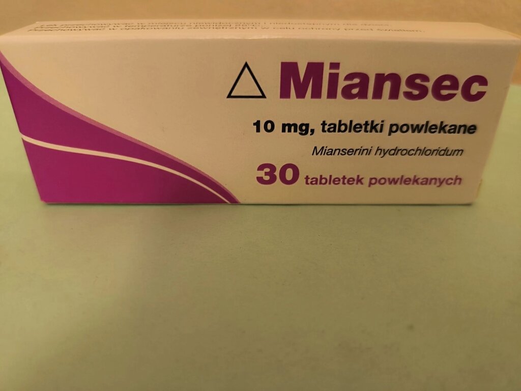 Миасер, міансек, miasec 10 mg 30 табл від компанії Фірма - фото 1