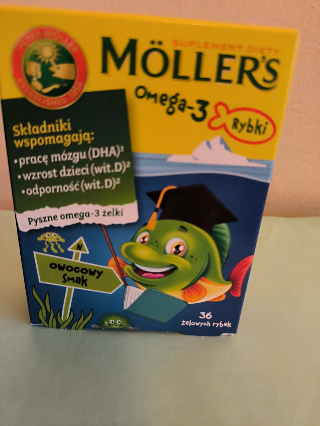 Mollers Моллерс Моллер  36 рибок  фруктовим смаком від компанії Фірма - фото 1