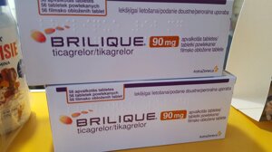 Брілінта 90 мг №56 Брилинта Brilique