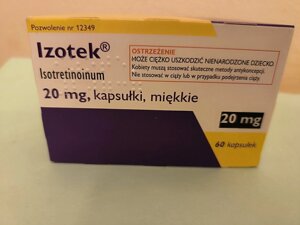 Izotek 20mg 60 капсул Ізотек Изотек