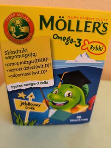 Моллерс Моллер Mollers 36 рибок яблуневим смаком