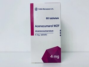 Аценокумарол 4мг acenocumarol