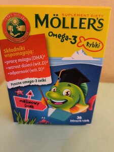 Моллерс Моллер Mollers Moller 36 рибок малина