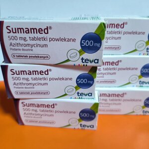 Sumamed Сумамед 500 мг 6 таблеток