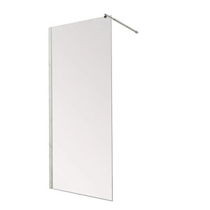 Душова перегородка Mixxus Premium FLAT SP01-80x200-TR Chrome Walk-In прозоре скло 8мм (MI6849)