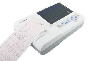 Електрокардіограф ECG600G з кольоровим сенсорним дисплеєм, укомплектований сумкою