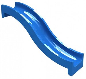 Гірка склопластикова KIDIGO Хвиля 1,2 м (01211)