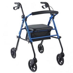 Ходунки ролер на колесах для інвалідів з сидінням OSD-Q88512, розбірний з регулюванням висоти сидіння (ОСД)