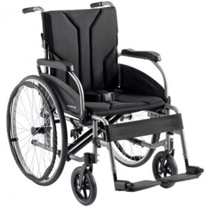 Інвалідний візок зі складною спинкою для вулиці та будинку OSD-EL-BK