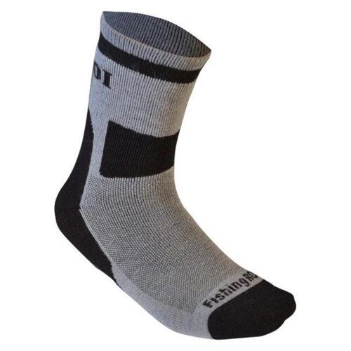 Шкарпетки FR Heat Control (вовна) чорно-сірі р. 43-45 (66-43-45)