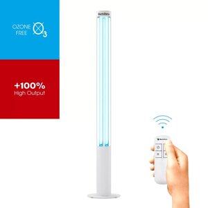 Опромінювач BactoSfera 360° U95 +100% RC-TIMER White відкритого типу до 90 м²білий)