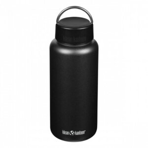 Пляшка для води Klean Kanteen Wide Loop Cap 1182 мл Black
