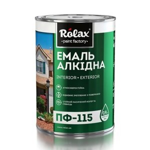 Емаль алкідна універсальна Rolax ПФ-115 блакитна 0.25 кг