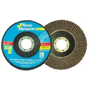 Коло шліфувальний пелюстковий Novoabrasive Profi 125х22,2 т27 P40, NP2740125)