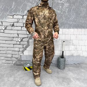 Чоловічий маскувальний костюм "GEN2"Дощовик + штани піксель розмір 3XL