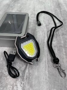 Портативний багатофункціональний прожектор СОВ 500 mAh з 6-ма режимами світіння / Світлодіодний міні-ліхтарик