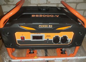 Генератор бензиновий POWER ON BS3000V