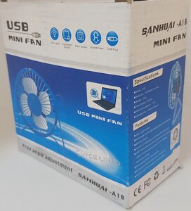 Вентилятор Sanhual Fan Mini USB A18