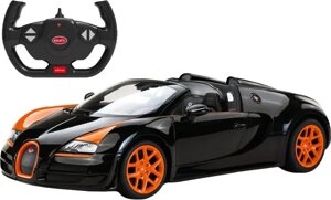 Машинка Rastar Bugatti Grand Sport Vitesse (70460) на радіокеруванні. 1:14. Колір: чорний