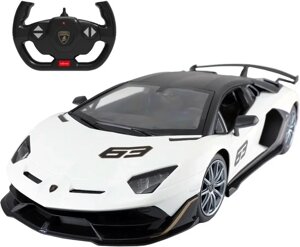 Машинка Rastar Lamborghini Aventador SVJ (96070) на радіокеруванні. 1:14. Колір: білий