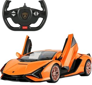 Машинка Rastar Lamborghini Sian (97760) на радіокеруванні. 1:14. Колір: помаранчевий