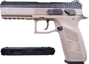 Пістолет пневматичний ASG CZ P-09 Black/FDE Blowback. CO2. Pellet кал. 4.5 мм