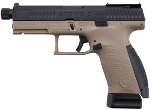 Пістолет страйкбольний ASG CZ P-10C OR-OT Dual-Tone кал. 6 мм Black/fde