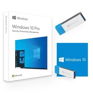 Windows 10 Професійна, усі мови (коробкова версія для 1 ПК) (FQC-08788)