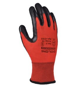 Doloni перчатки рабочие трикотажные c латексным покрытием, размер 10, Extragrab 4193