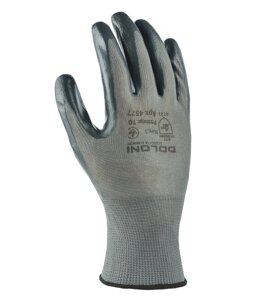 Doloni рукавички робочі трикотажні з нітриловим покриттям розмір 9, D-Oil 4579