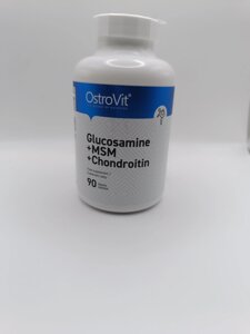 Глюкозамін + чсч + хондроїтин glucosamine + MSM + chondroitin 90 таблеток