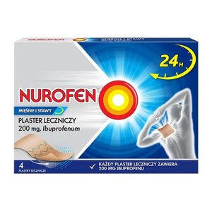 Нурофен для м'язів і суглобів, 200 мг, лікувальні пластирі
