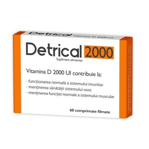 Вітамин Д Detrical Витамин D 2000UI, 60 таблеток