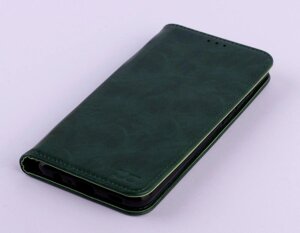Чохол-книга DC ELEGANT для Samsung M14 темно-зелений