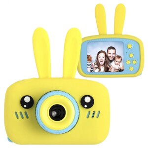 Дитячий фотоапарат 12 Мп, XL 500R, Жовтий/ Цифровий фотоапарат для дітей/ Фотокамера дитяча