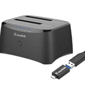 Док станція Wavlink USB 3.0 dual bay docking station WL-ST342U