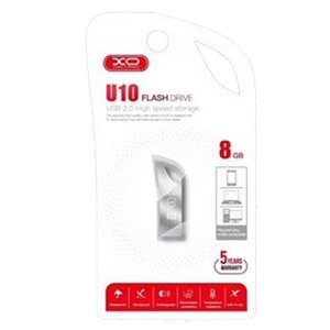 Флеш XO 8GB (U10) сірий
