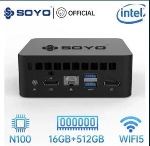 Міні пк SOYO intel 16/512 GB