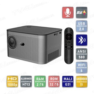 Мультимедійний смарт-проектор Magcubic HY350 1080P 2/32 Гб 580 ANSI Android 11