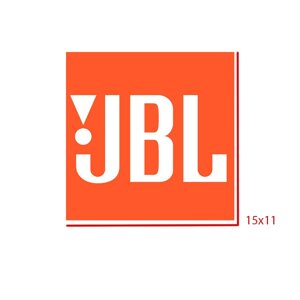 Наклейка JBL 15x11мм (папір)
