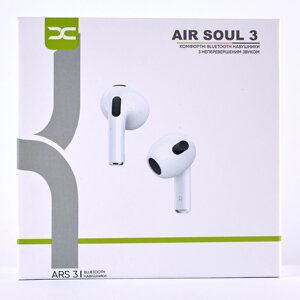 Навушники Bluetooth DC Air Soul 3 (ARS-31) білий