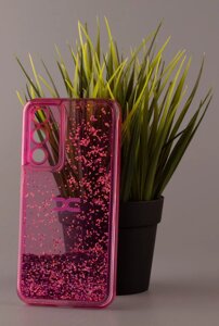 Силіконовий чохол AQUARIUM для Samsung A34 рожевий