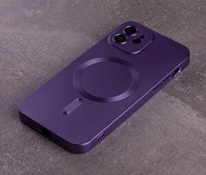 Силіконовий чохол MagSafe COLORS 2 + Camers Protection для iPhone 11 фіолетовий