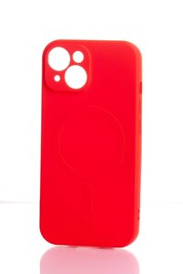 Силіконовий чохол MagSafe SOFT для iPhone 15 червоний